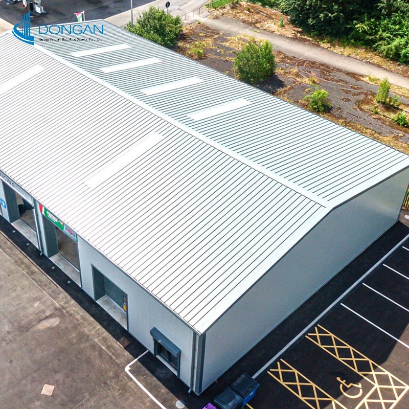 Industrial Steel Structure Factory Building - High Rigidity Prefabricated Warehouse For Logistics