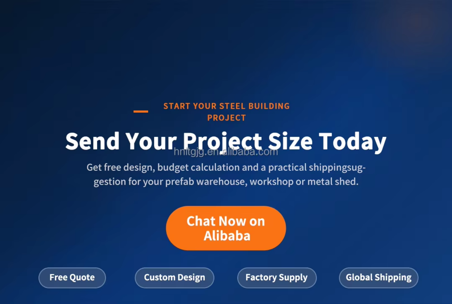 Portable Durable Steel Structure Warehouse for Temporary Storage