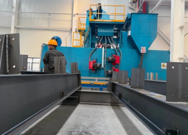 Steel beam fabrication and quality inspection process