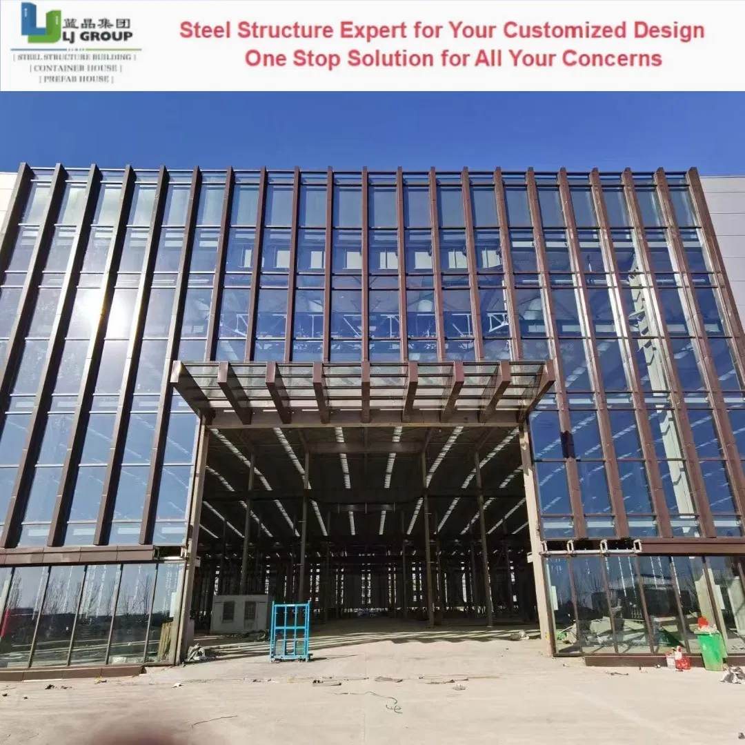 Large Span Modular Prefab Steel Structure Metal Prefabricated Warehouse Building Workshop Shed Office Mall