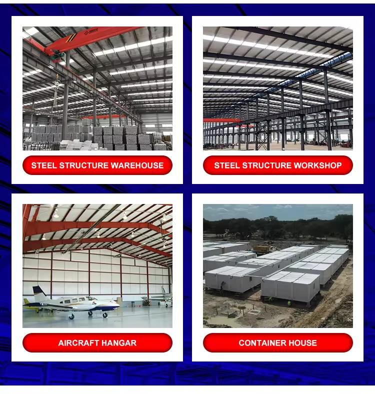Customizable Prefabricated Wide Span Pre Engineered Steel Frame House Structure Building Warehouse Workshop