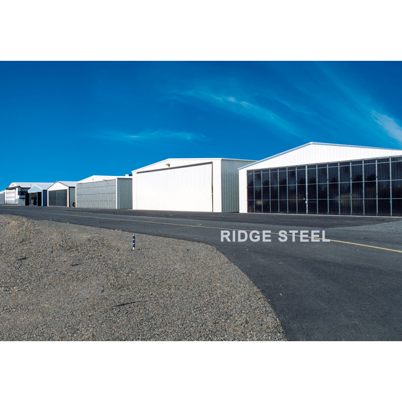 Steel Structure Hangar Warehouse Multi Span Pre Engineered Building