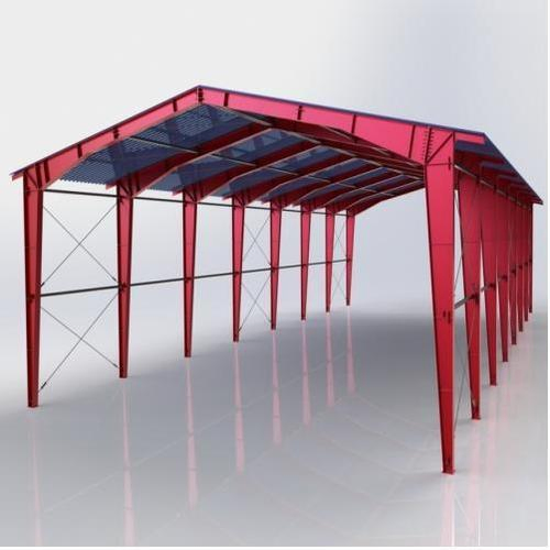 Prefabricated Light Weight Steel Structure Light Steel Structure Garage Garage/Car Garage for Mobile Car and Bicycle