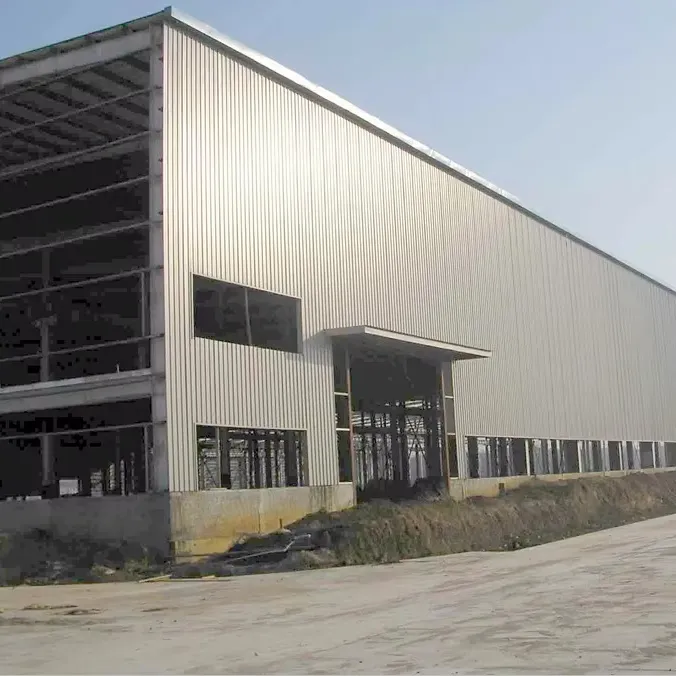 Poultry Prefab Houses Steel Structure Fully Automated Chicken Farming
