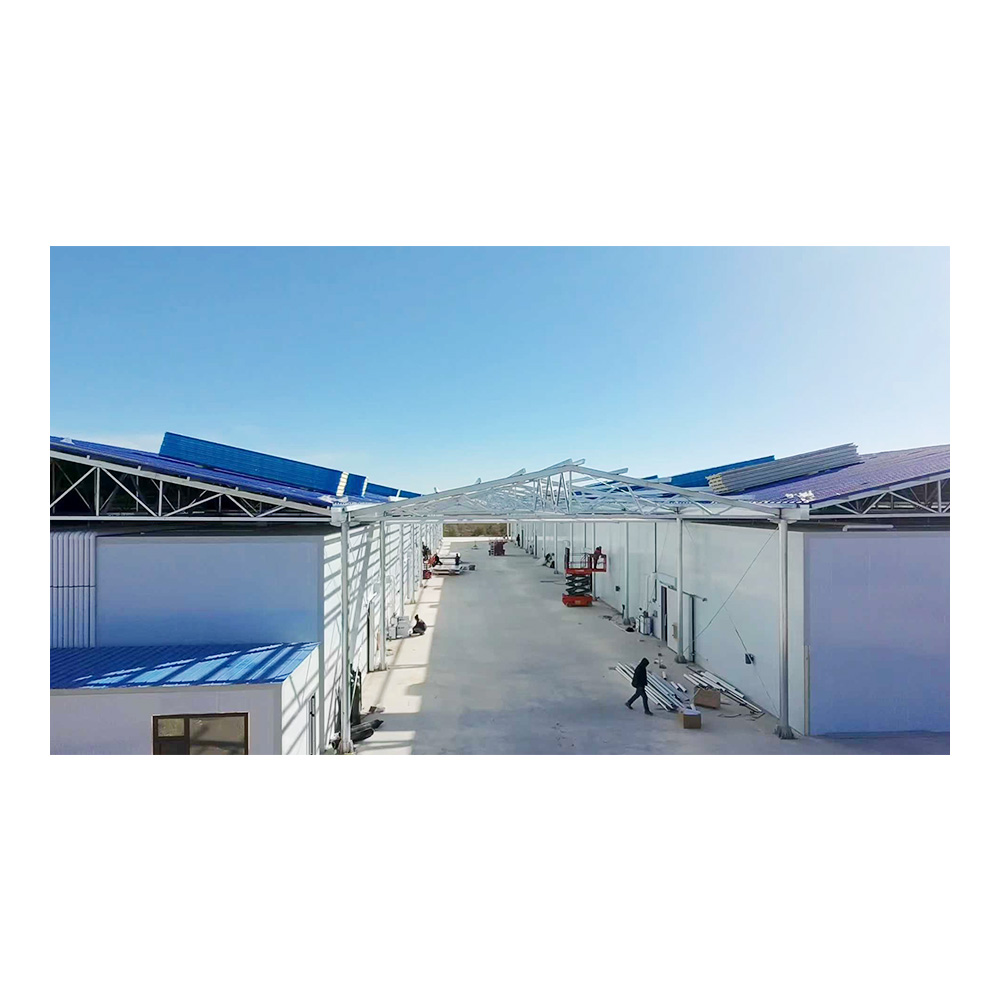 Walk in Freezer Cold Room Storage Large Warehousing Prefabricated Buildings for Steel Cold Storage