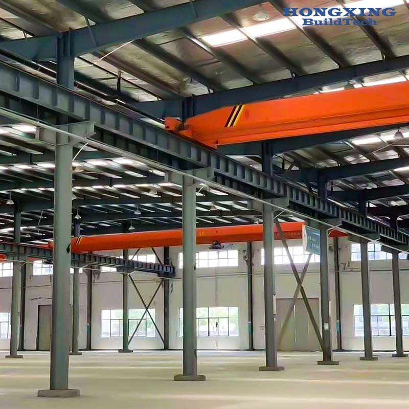 Large Span Space Frame Prefabricated Steel Building Low Cost Prefab Warehouse Construction
