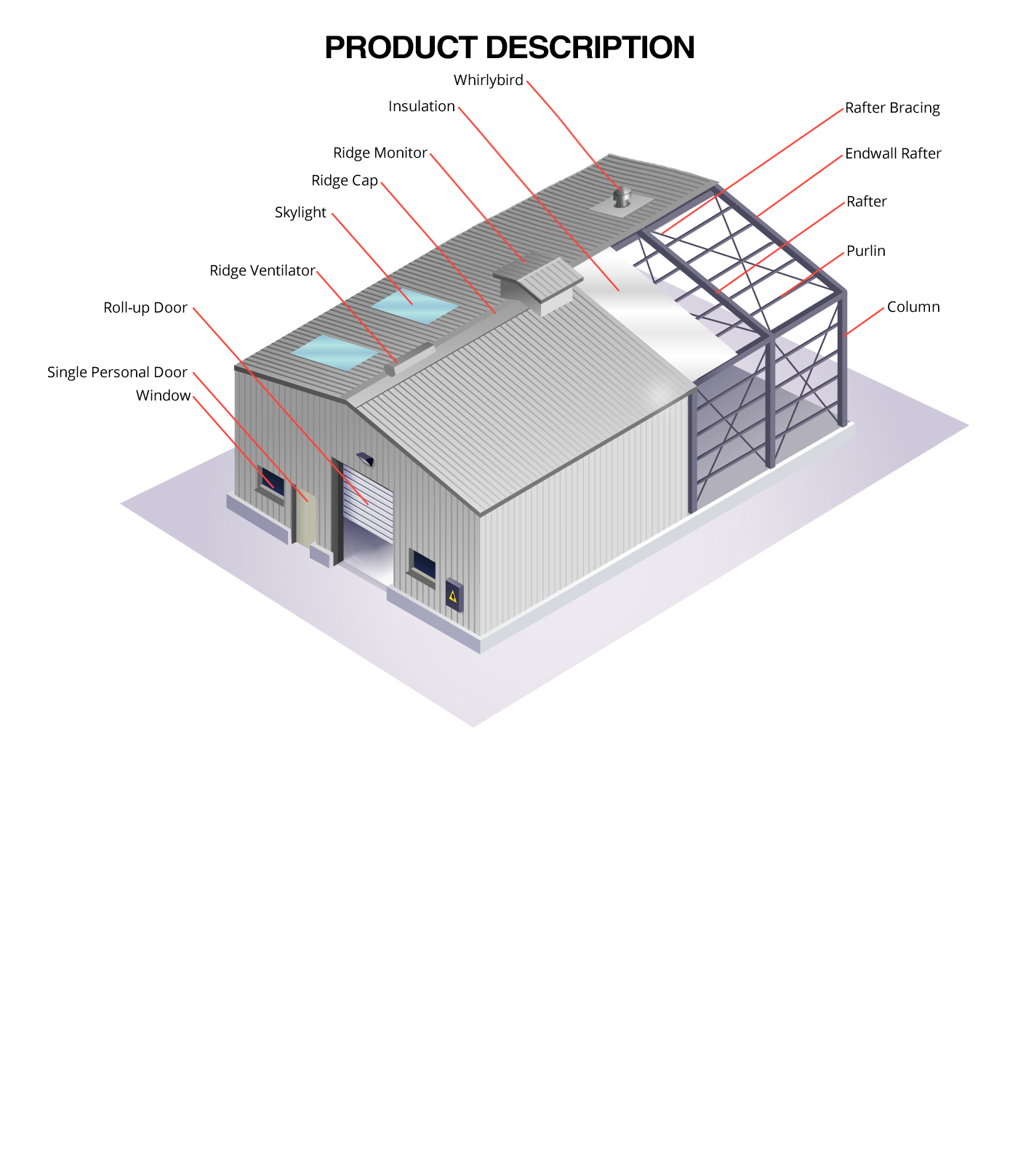 Steel Building Layout 1