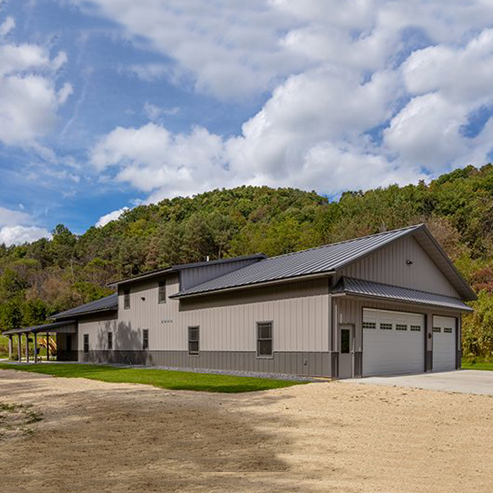 Customizable Prefabricated Wide Span Pre Engineered Steel Frame House Structure Building Warehouse Workshop