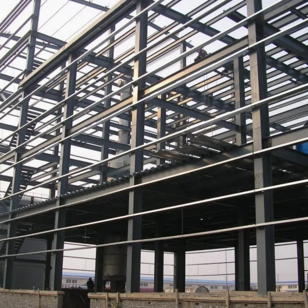 Multi-Floor Prefab Steel Structure Warehouse with Modern Design for Workshop Logistics Use Automated System 5 Years Warranty