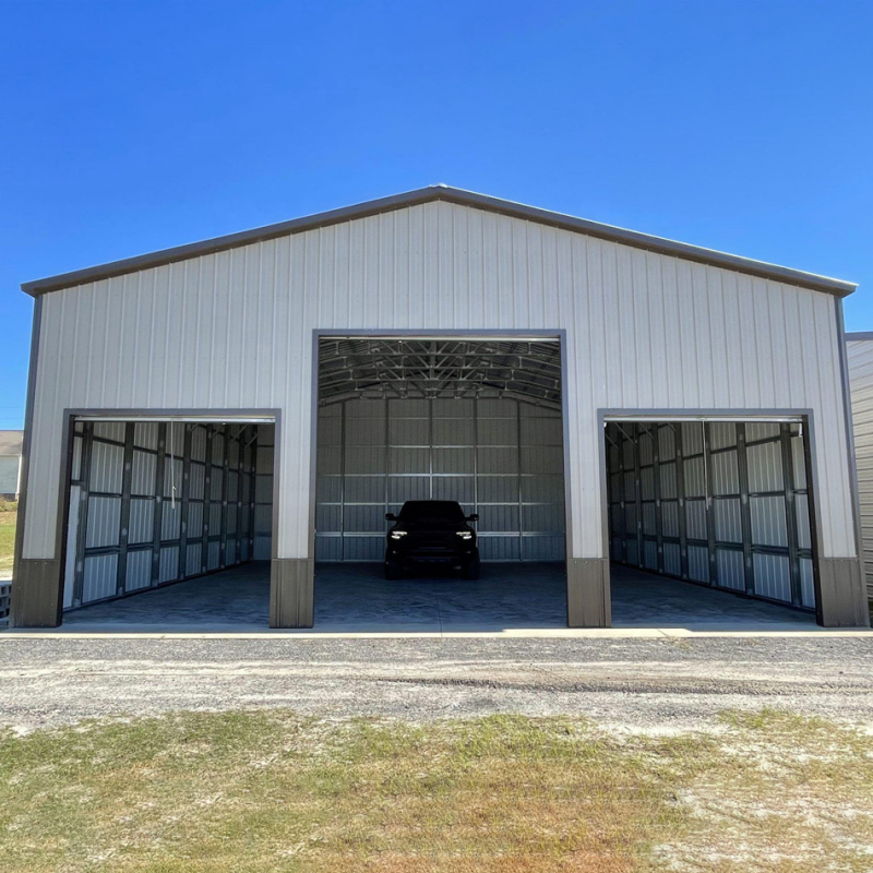 Industrial Metal Warehouse Multi Purpose Prefabricated Warehouse High Performance Cold Storage Warehouse