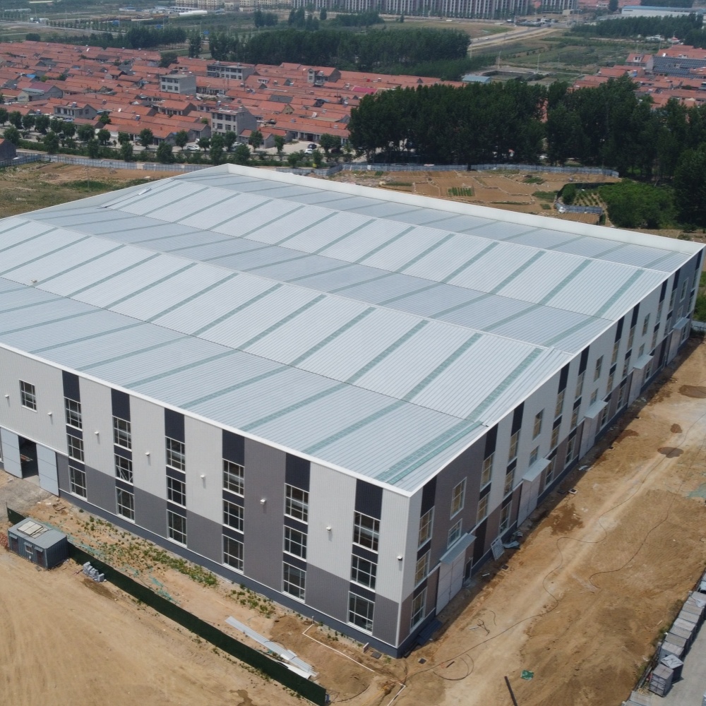 Prefabricated Steel Structure Building with Sandwich Panel Insulation for Temperature-control Storage Warehouse &amp; Workshop