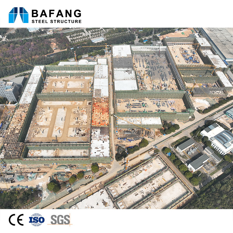 Custom Heavy-Duty Prefabricated Steel Structure Workshop Industrial Warehouse and Manufacturing Plant with Crane Systems