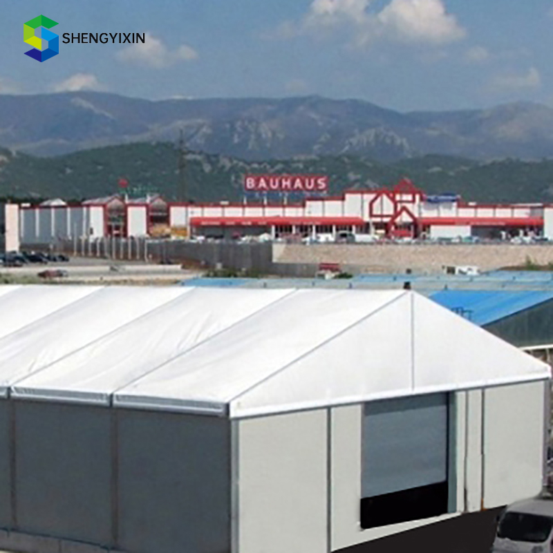 10x30 High Reinforced 10x30m Aluminum Frame Large Temporary Structure Waterproof Workshop Industrial Storage ABS Warehouse Tent