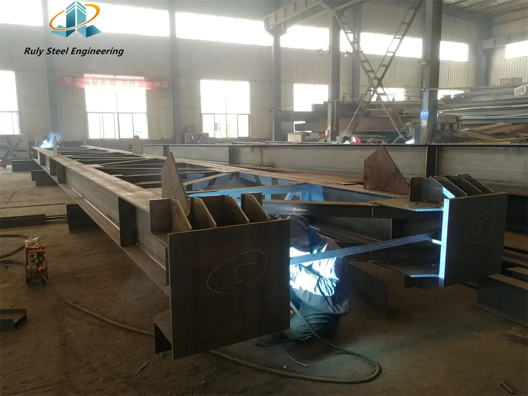 Steel Columns Ready for Delivery