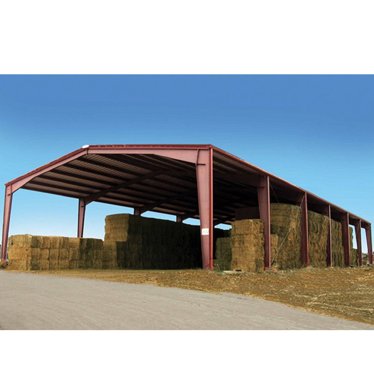 Prefabricated Steel Farm Shed Structure for Livestock Feed Machinery Storage Stockfeed Shed Outdoor Workshop Warehouse Bolted