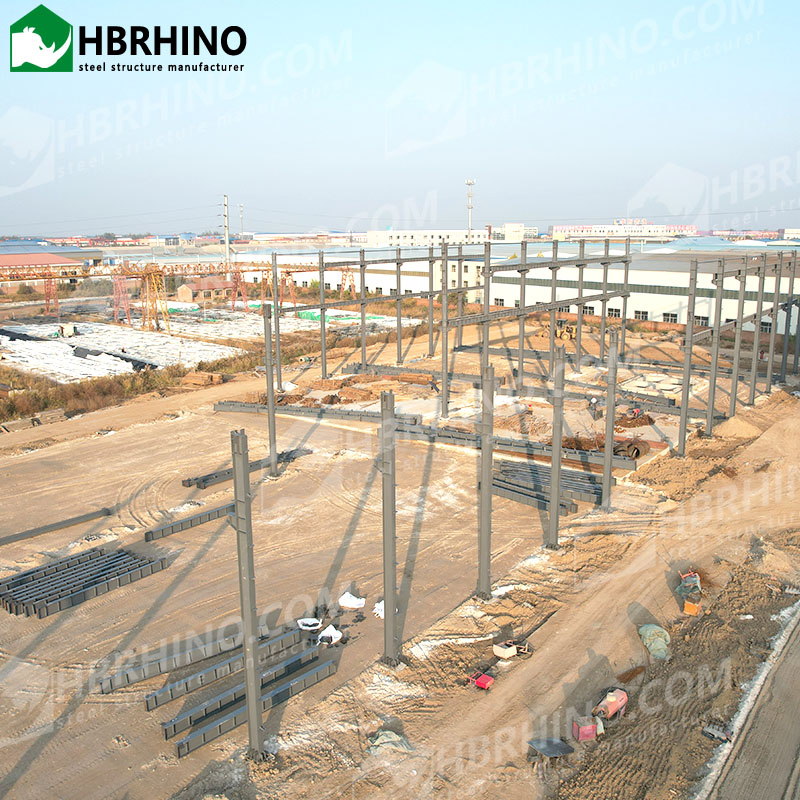 Q355b Q235B Heavy Steel Structure Commercial Multi-Floor High Rise Building with Office Workshop Storage-for Workshops &amp; Plants