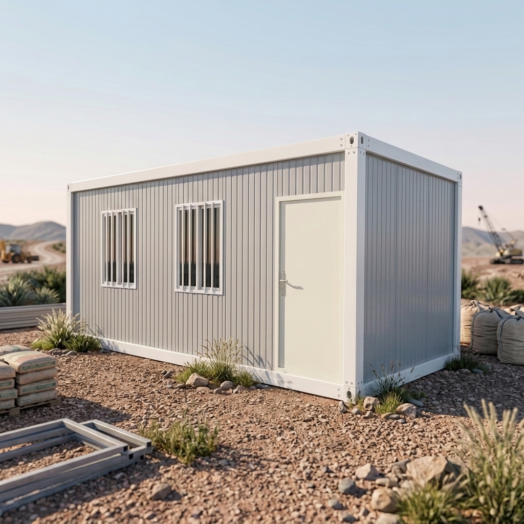 Prefabricated Modular Portable Flat-pack Container House For Hotel And Office Building Modern Garage Storage Room