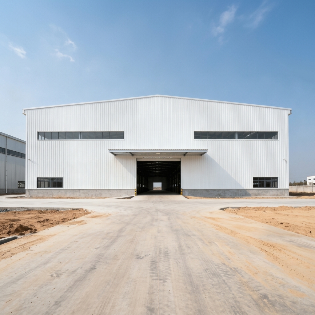 Durable Modular Steel Industrial Plant Building Large Span Warehouse Quick Installation For Africa