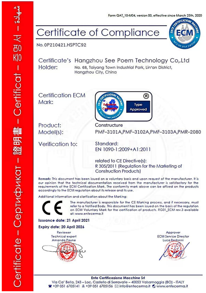 Certificate 1