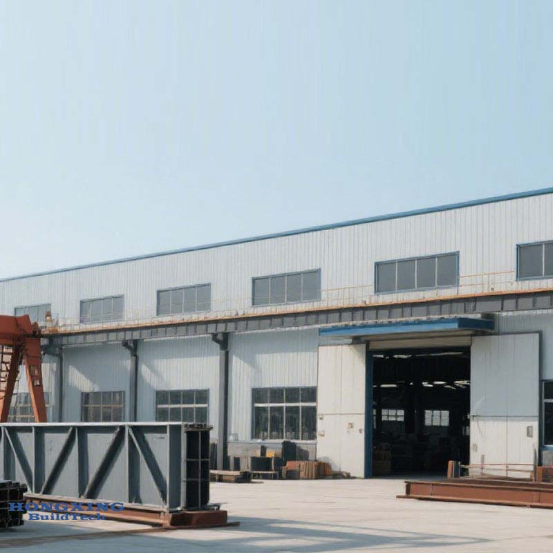 Steel Frame Factory Multi-Span Steel Building for Warehouse Storage Facility