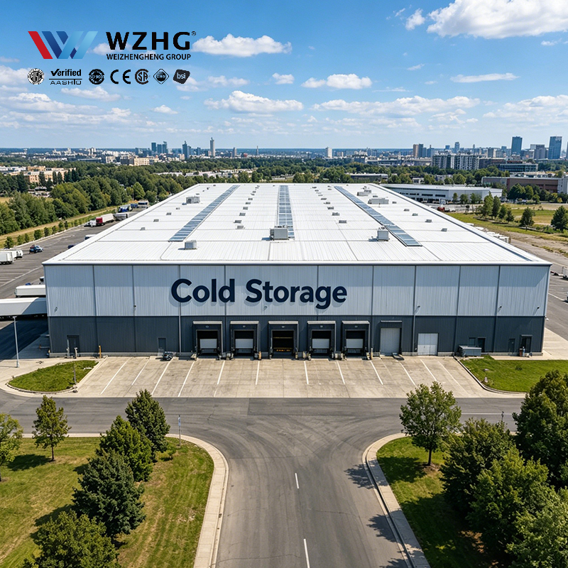 Professional Q355B Steel Structure Cold Storage Warehouse with Quick Install Solution for Workshop &amp; Garage Shed Applications