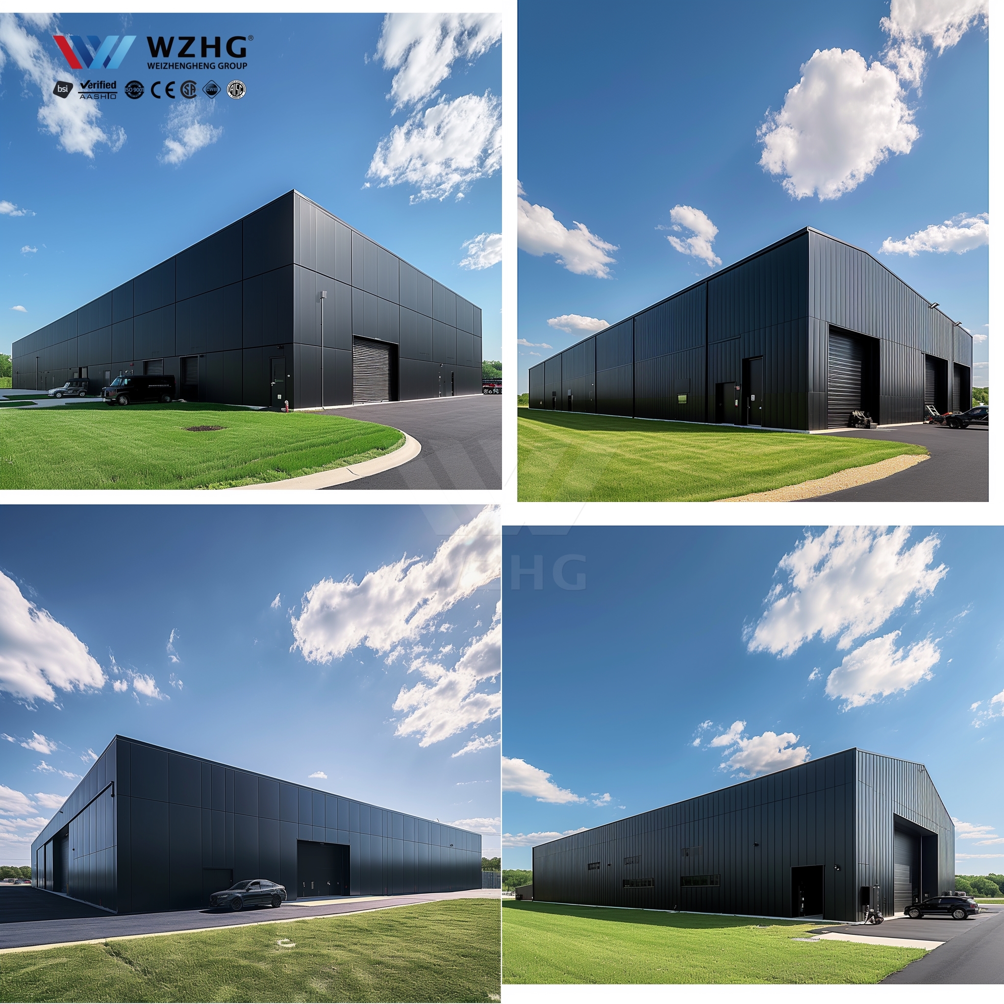 Modular Cold Storage Steel Structure Warehouse Multi Chamber Cold Room Storage For Food Distribution