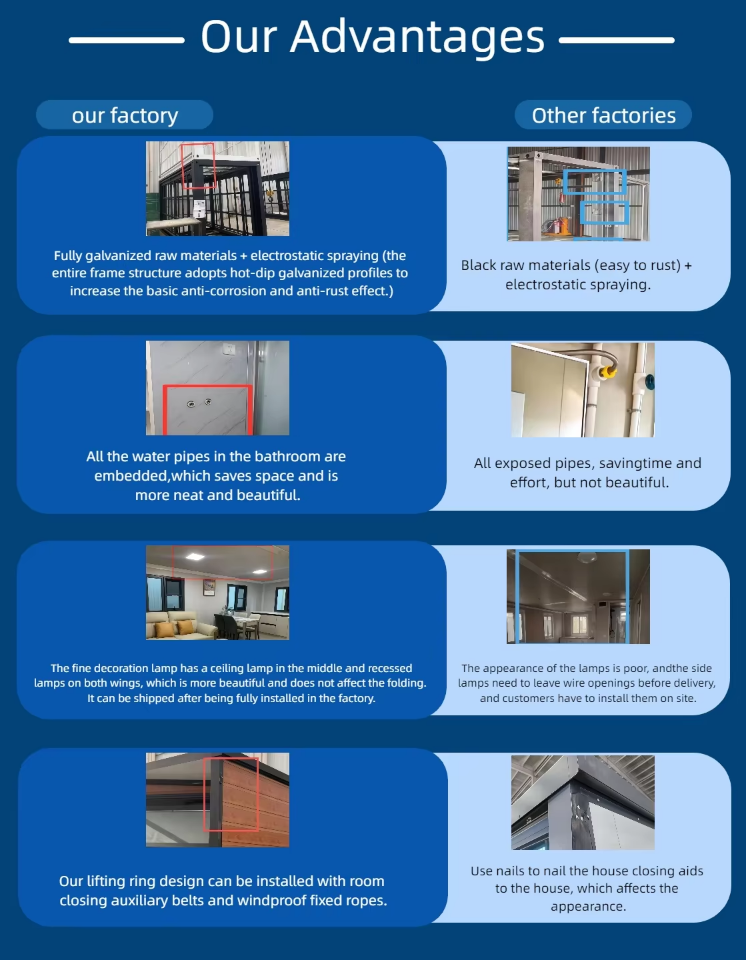 Prefabricated Modular Portable Flat-pack Container House for Hotel and Office Building Modern Garage Storage Room