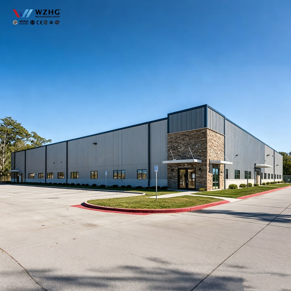 Metal Building Logistics Almacen Steel Structure Warehouse Pre Engineered Logistics Facility Low Cost Construction Solution