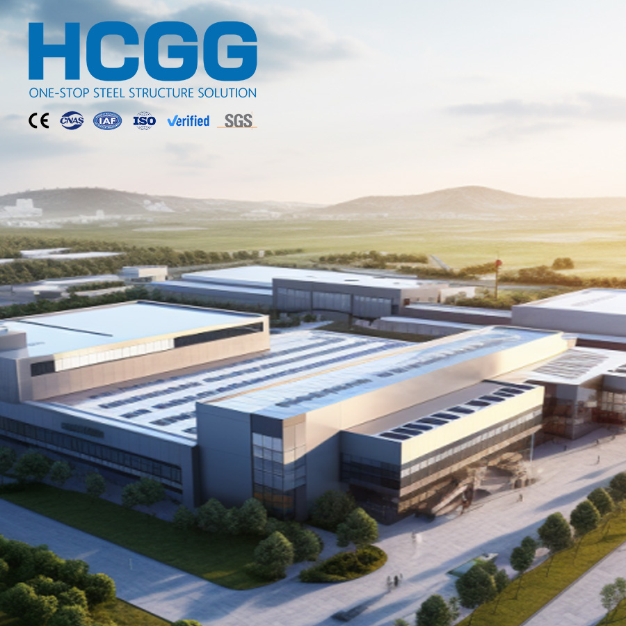 Steel Structure Warehouse Prefab Factory Building Industrial Manufacturing Plant Metal Workshop Storage Facility