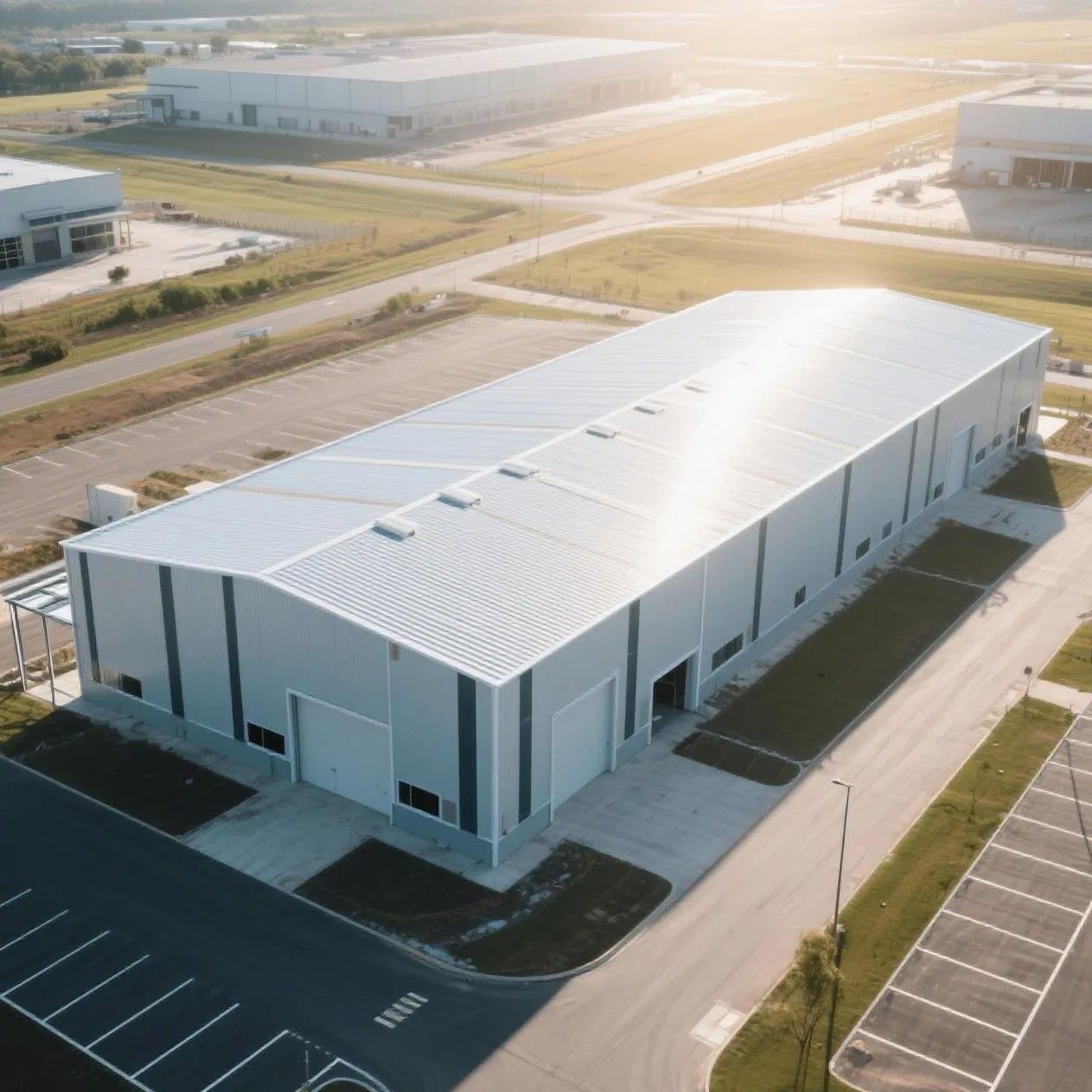 Honglu Large-Scale Automated Prefab Steel Structure Distribution Center and Storage Warehouse