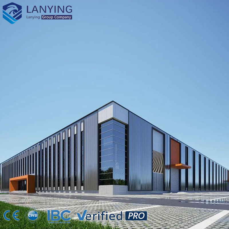 EN10025 S355JR Steel Structure Prefabricated Building Heavy Duty For Workshop Factory Plant