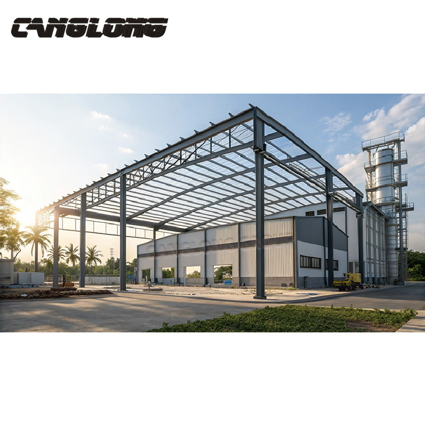 High-Quality Steel Structure Factory with Integrated Tech for Automated Production Lines