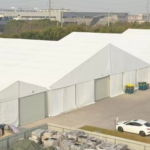 Weatherproof Warehouse Storage Tent Portable Expandable Temporary Shelter Factory Storage Agricultural Equipment Emergency Use