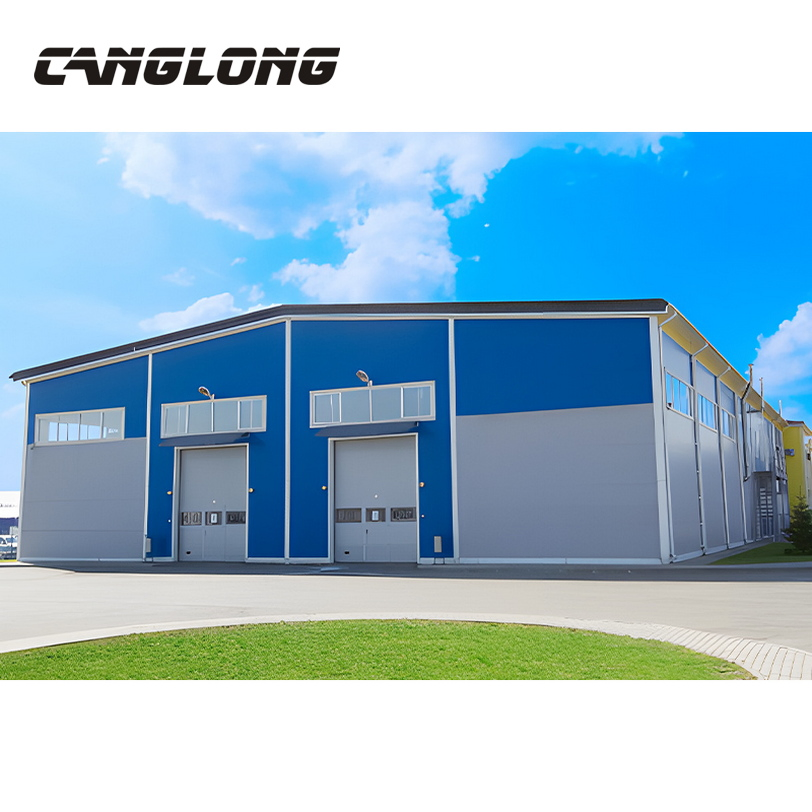 Metal Frame Building Quick Install Custom Design Prefab Steel Logistics Warehouse