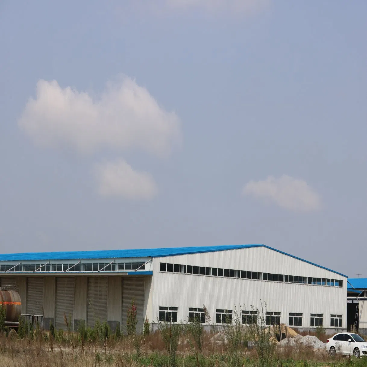 Pre Engineered Building Large Span Customized Prefabricated Metal Frame Light Steel Structure Construction Buildings Hangar Shed Storage Warehouse