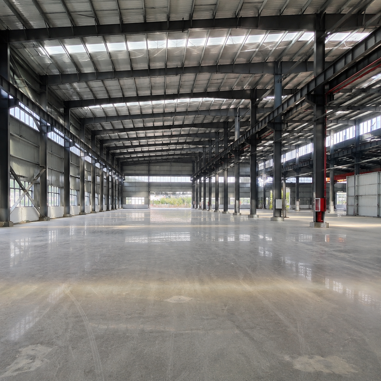 Rainy Season Proof Steel Structure Warehouse Prefab Metal Workshop Building with Strong Drainage Roof for Africa Storage