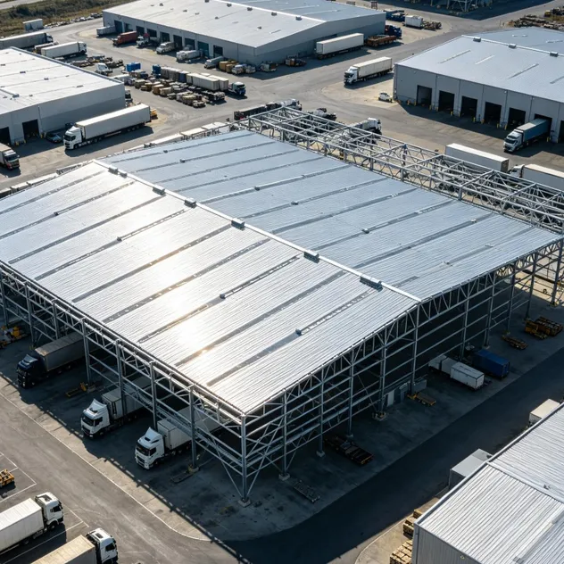 Custom High Quality Prefabricated Metal Structural Steel Warehouse Workshop Building
