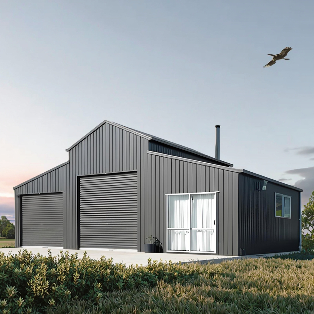 CE UKCA Q355 Industrial Prefab Logistics Factory Warehouse Workshop Barn with Steel Structure Steel Building
