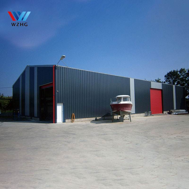 Cold Storage Light Steel Warehouse with PU Insulated Panels Welding &amp; Cutting Services