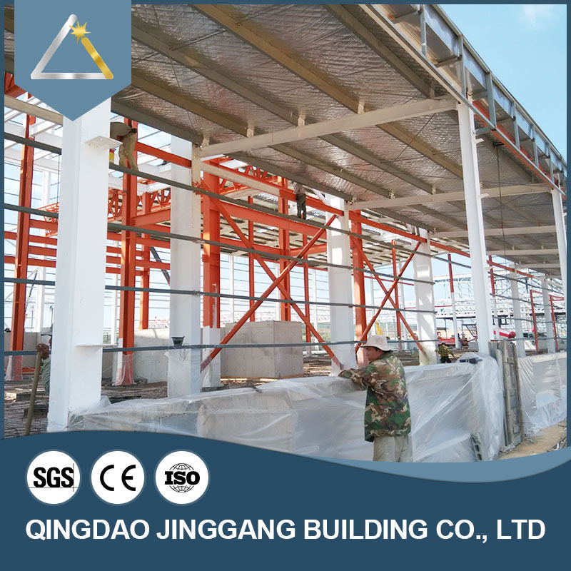 Big Warehouse Space Frame Dome Roof Structure Prefabricated Insulated Steel Building Aircraft Hangar for Sale