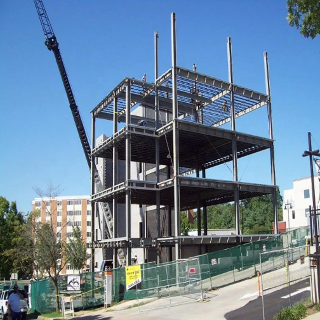 Modern Multi-Storey Prefabricated Large Span Steel Building 2-Floor Hotels Shopping Malls Exhibition Halls Warehouses