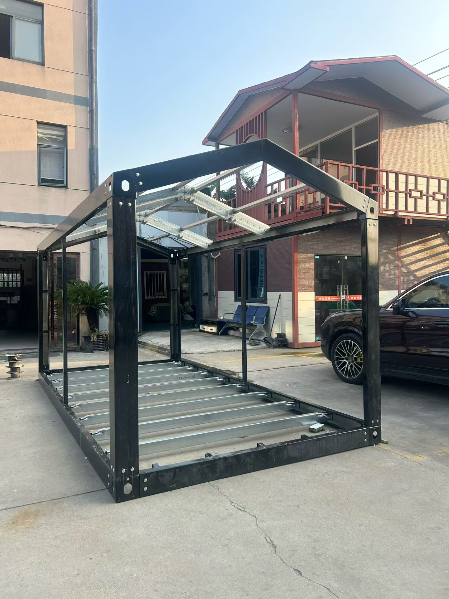 20FT High Strength Breathable Fast Installation Light Steel Container Frame For Construction Site Warehouse Office Home Office