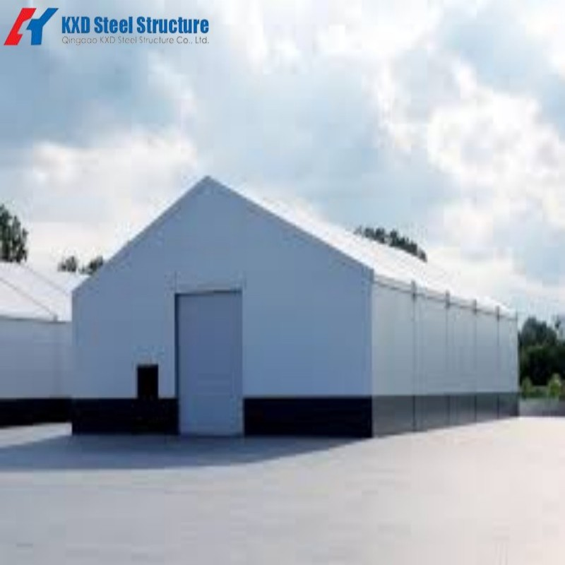 Good Quality Garage Contractor Workshop Hangar / Hall Steel Structure Price