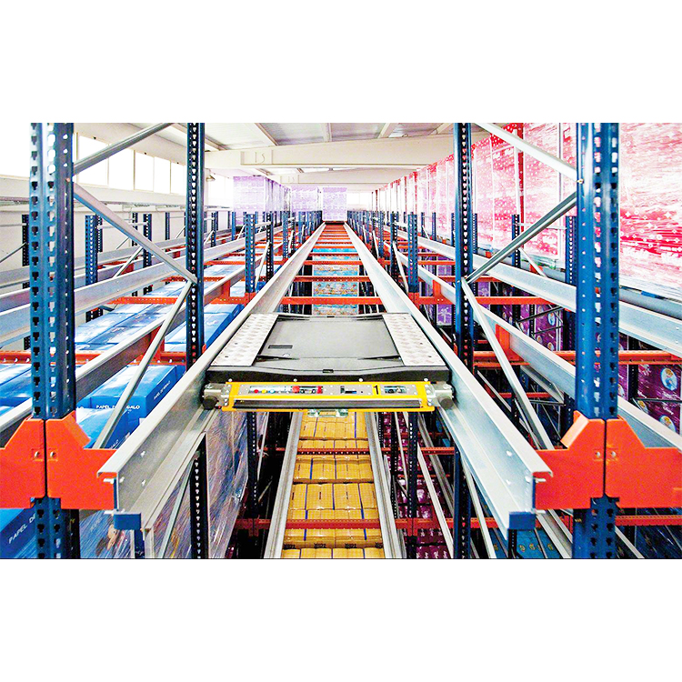 High Strength Heavy Load Shuttle Rack Warehouse Steel Pallet Storage System For Automated Heavy Duty Storage