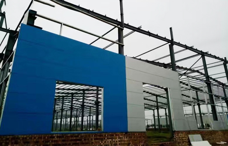 Multi Span Painted Prefab Steel Structure Workshop Steel Structure Warehouse Building