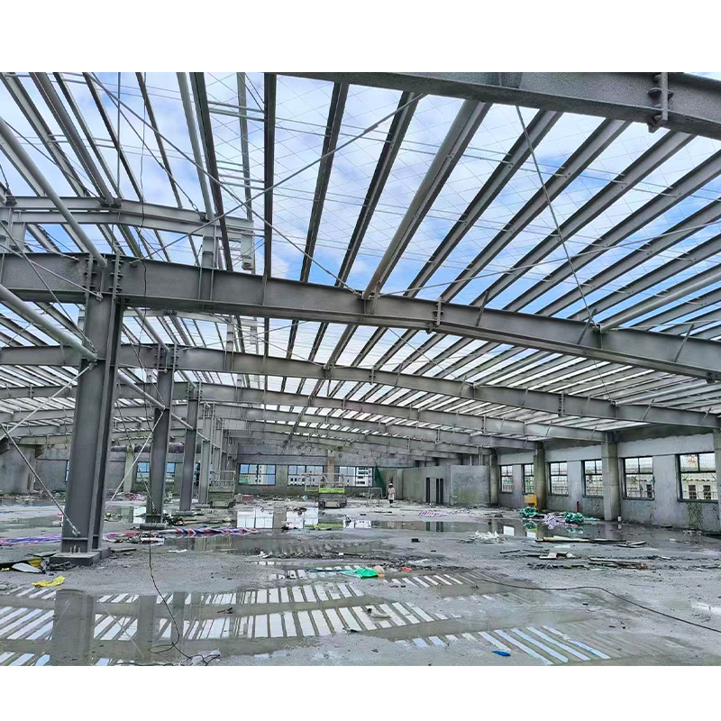 Modern Steel Structure Pre Engineered Long-span Grid Prefabricated Warehouse and Factory Building with Insulated Sandwich Panels