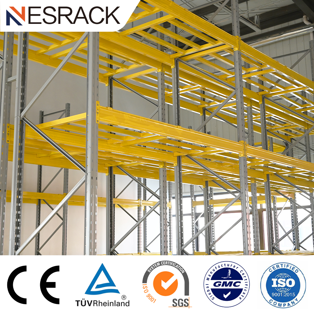 Industrial Heavy Duty 5 Layer Storage Shelves System Multi-layer Stacking Units Metal Rack Warehouse Steel Pallet Shelf