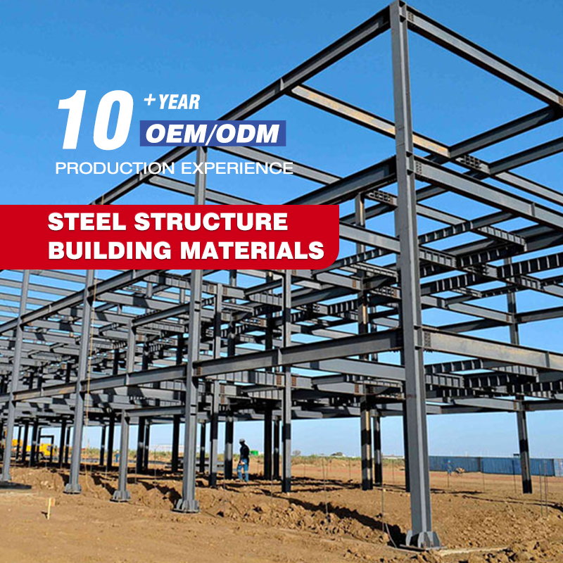 Industrial Large Span Prefabricated Logistics Distribution Center Metal Building Steel Structure Warehouse