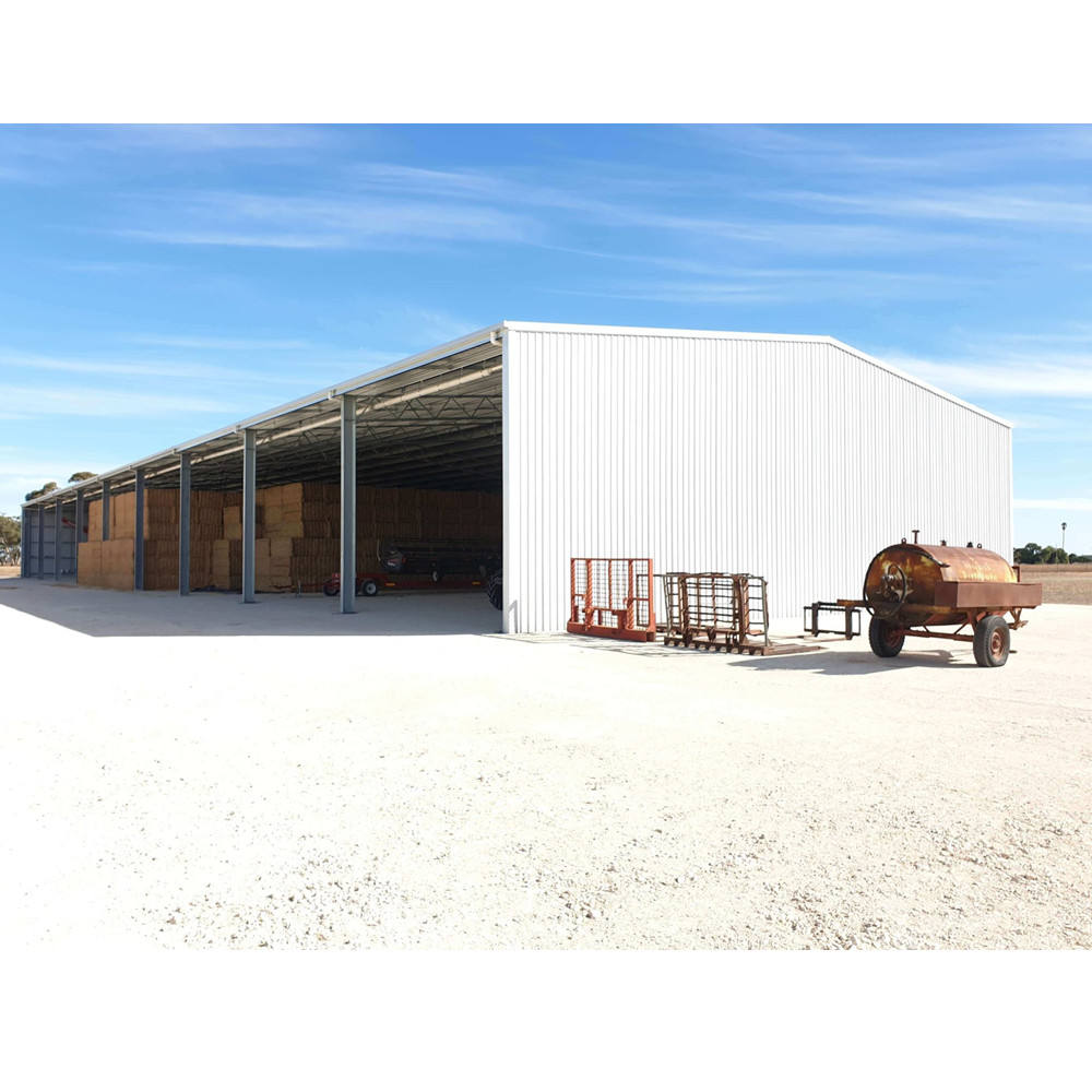 Prefab Light Steel Farm House, Windproof Waterproof Agricultural Building for Machinery &amp; Produce Storage