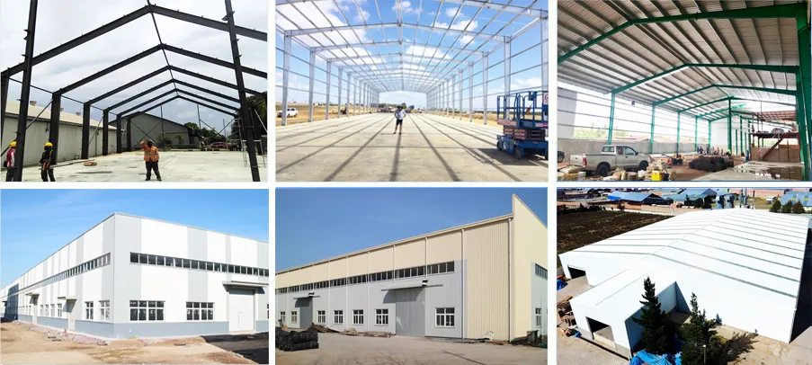 Large Span Metal Space Frame Building Prefabricated Warehouse Commercial Steel Structures Building